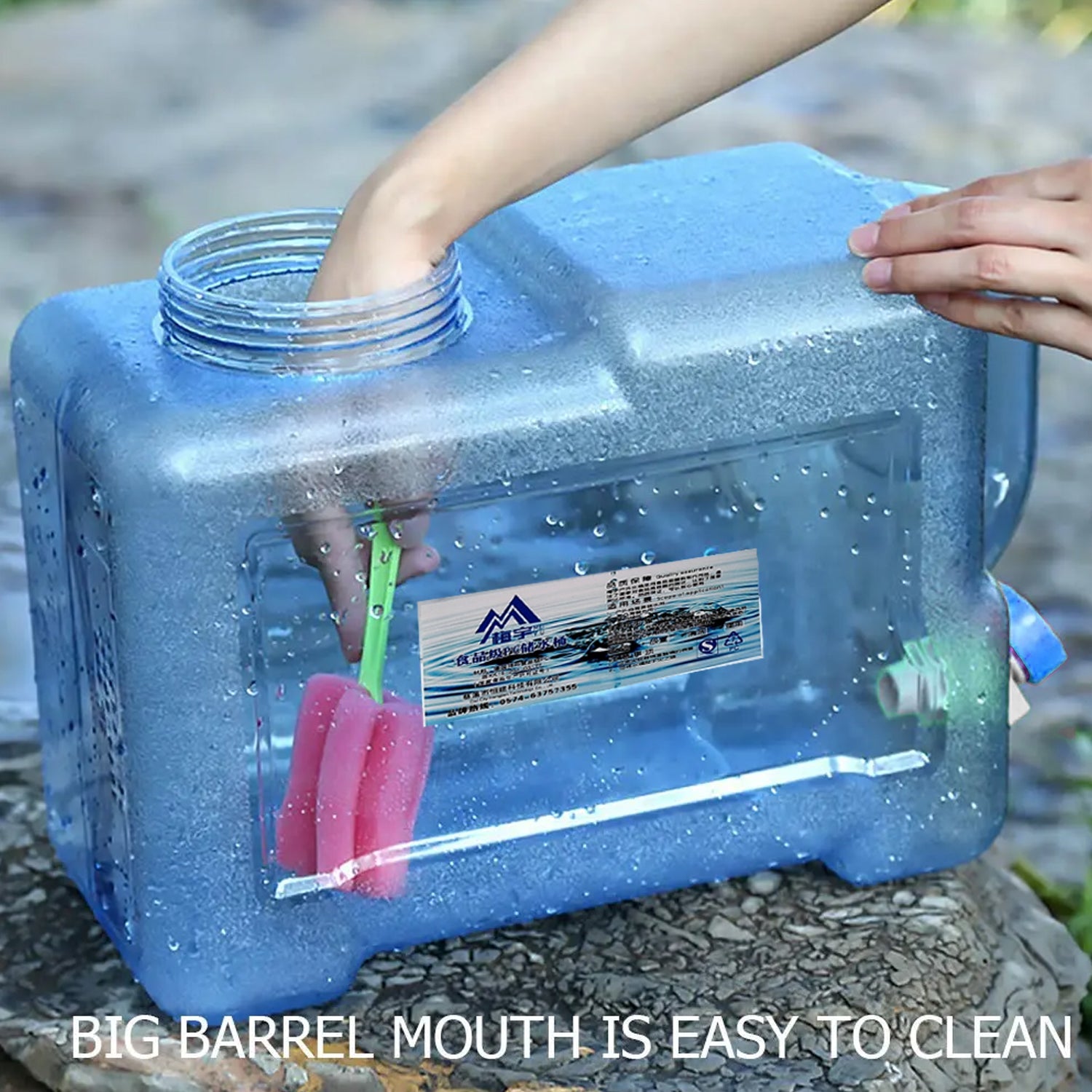 2655 Water Bucket Water Container with Lid and Tap Car Water Tank Water Dispenser Beverage Storage Carrier Plastic Water Bottle for Outdoors Hiking Camping Self-Driving Tour Emergency DeoDap 2655 Water Bucket Water Container with Lid and Tap Car Water Tank Water Dispenser Beverage Storage Carrier Plastic Water Bottle for Outdoors Hiking Camping Self-Driving Tour Emergency DeoDap